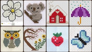 cross stitch pattern collection for everything #charsutikarhaicrossstitchdesigns