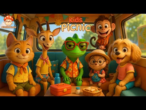 Kids Picnic Song| Nursery Rhymes | Fun Kids Songs & 3D Animation