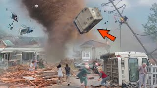 Scariest Tornado Moments Ever Caught On Camera - Monster Tornado Compilation!