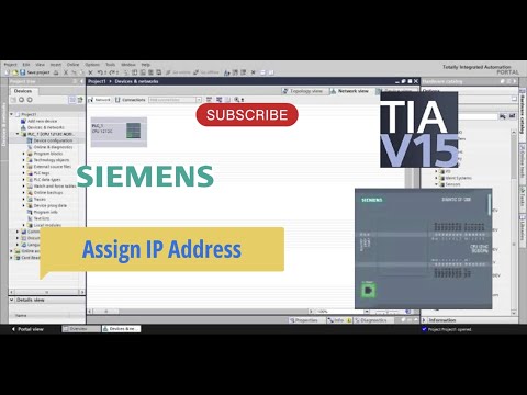Tia portal : Assign IP address