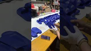 Custom slippers production line | Print logo on shoes | Source factory #shorts