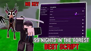 99 Nights in the Forest Script – Bring Items, Kill Aura, Auto Hunger, Farm Trees & More (No Key)