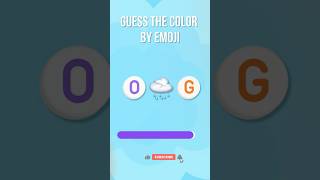 Can You Guess the Color by Emoji? 🧠 #quizpop #emojiquiz #shorts