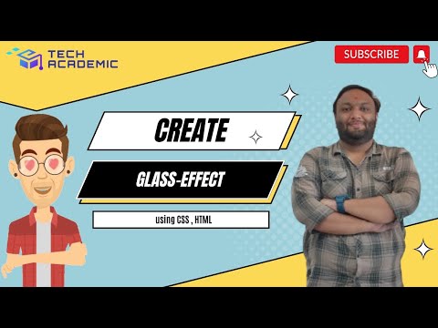 Create glass effect using css html gujarati || create blur effect gujarati || design blur webpage