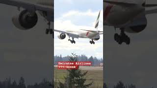 Emirates Airlines 777-300ER #emiratesairlines #planespotting #seatacairport #boeing777 #seaflights
