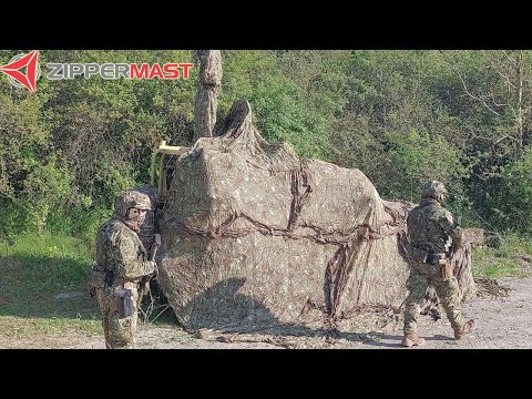 Zippermast 4 ISR: sensor mast technology for intelligence, surveillance and reconnaissance missions