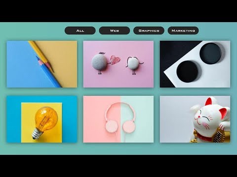 How To Use Filterizr image sorting Plugin | JQuery Plugin Tutorial  2019