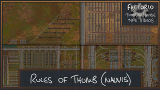Factorio - Rules of Thumb (Nauvis)
