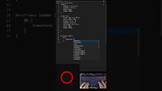 Loading animation with CSS - ASMR Coding