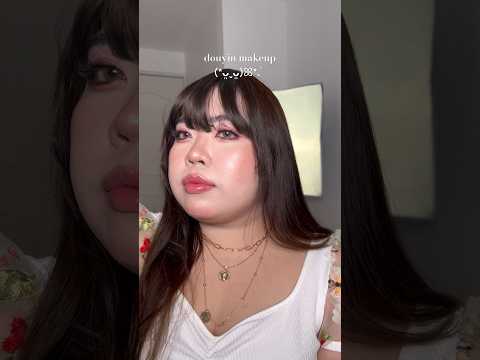 I followed douyin makeup style #makeup #makeuptrends #douyinmakeup