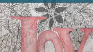 Let’s have fun with Zentangle inspired Art. Try tangling around some fun typography.