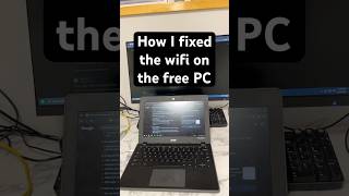 Using my Chromebook as a mini router for my free PC #tech #techtok #pc #wifi #yaptech