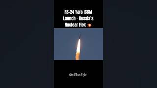 RS-24 Yars ICBM 🚀. #shorts #icbm #geopolitics #missile #upsc