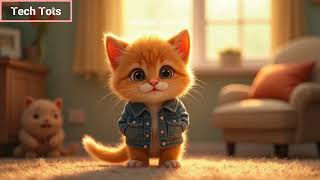 Dad goes to the war😭😭😭 | #techtots #video #cat #cute