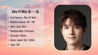 Zhu Yi Wei 朱一未 #creativityisboundless #profiles #zhuyiwei #ivanzhu