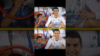 Junior Ronaldo biting the medal 🥰❤️
