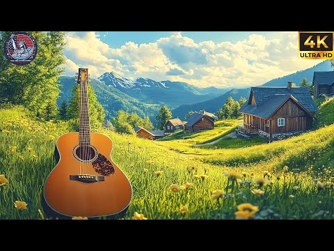 Best Hit Classical Soft Guitar Instrumental Music with Scenic relax USA 4K help you relieve stress