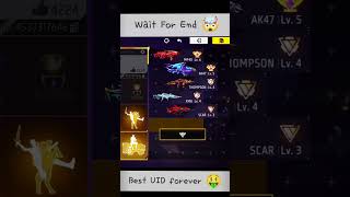 Best UID 🤯☠️ And collection 😰 Best FreeFire UID #freefire #freefireid #freefireindia #freefire