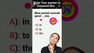 Choose the Correct Answer #english #englishgrammar #englishquizchannel #englishlanguage #english