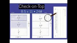Quickbooks Checks on Top   500 Printed Checks