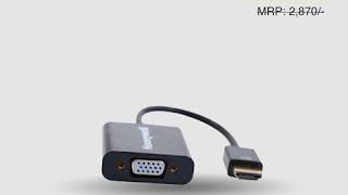 Honeywell HDMI To VGA Cable, AUX #Honeywell #HDMI #HDMIToVGA