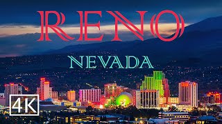 [4K] Reno - Nevada - Night Tour