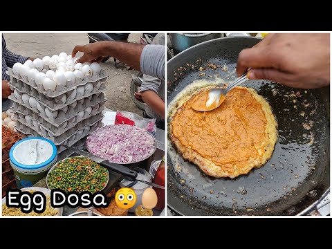 Egg Dosa Indian Style| Weird Fusion Food | Indian Street Food