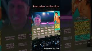 Pacquiao VS Barrios @ MGM Grand Garden Arena (Weigh-in)