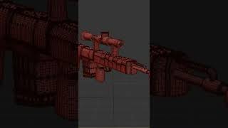 gun modeling in 3dsmax #3dsmax #3dmodel #art #artist #3dartist