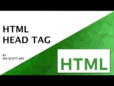 HTML Head Tags | HTML Step by Step Beginners Course