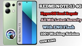 Redmi Note 13 4G Imei Repair Latest Security 2024 Dft pro | Xiaomi Imei Repair Mtk Note 13 #note13