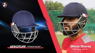 All New SG Aerotuff Titanium Helmet ft. Dhruv Shorey.