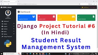 Part - 6 | Student Result Management | Admin Sidebar with Collapsible Menus | Django Project