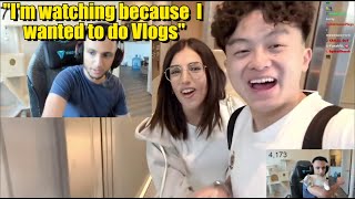 FNS react to SHANKS "First time in JAPAN with my girlfriend-VLOG"
