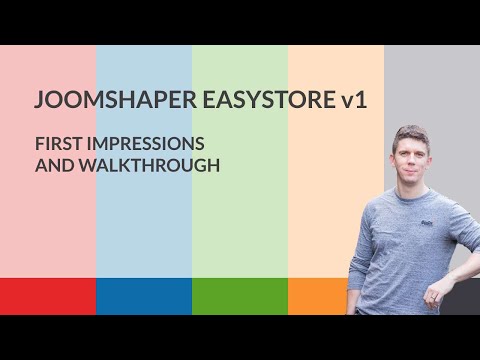 JoomShaper EasyStore v1 - First time walkthrough