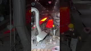 Proses Pembuatan Gulungan Baja pada Pabrik Baja #shorts