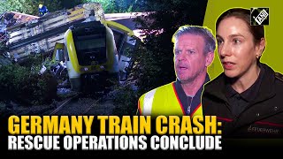 Rescue operations finished says firefighter after train crash leaves three dead in Germany