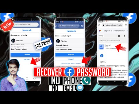Live Proof! Recover FACEBOOK ACCOUNT Without Email Or Phone 2024 | FACEBOOK PASSWORD Reset | English