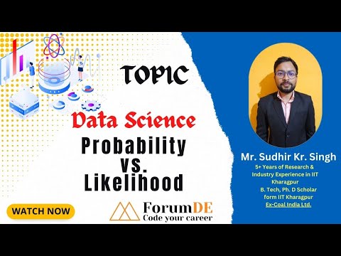 Probability vs. Likelihood: Key Concepts in Data Science Explained by Sudhir Kumar Singh #education