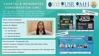 UTP MPU4 BATCH 15 (SEPTEMBER 2021) - COASTAL AND MANGROVES CONSERVATION - 18002247