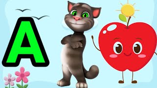 ||A For APPLE ||KIDS STUDY TV TIME ||ABCD learn ||A 🍎b🏀
