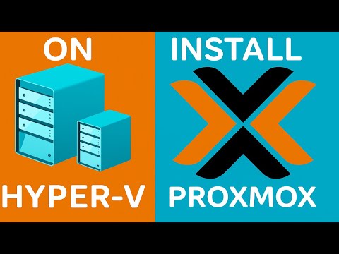 How to Install Proxmox On Hyper V Manager with (internet fixed)