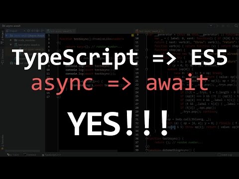 Async/Await for ES5 has Arrived!!!!