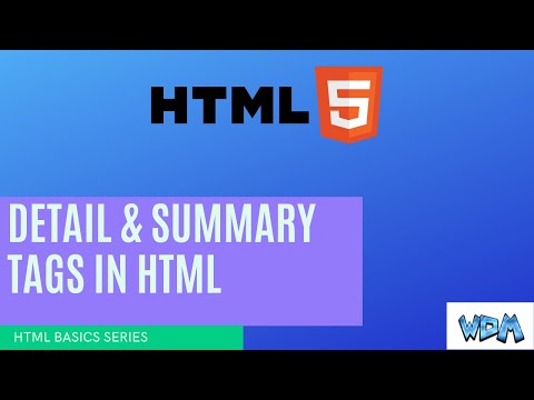 Detail & summary Tag