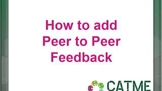 How to Activate Peer-to-Peer Comments- closed caption (accessibility)
