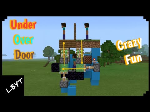 (Works) 1.16.20 Minecraft Bedrock|How to make a Under over door(Android,Ios/Xbox,Windows 10,Switch)