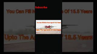 NDA 1 2022 Age limit, Qualification | Are You Eligible for NDA 2022? | Exam Prep. With Raj #shorts