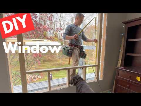 How to Install a Smaller Energy Efficient Window / Installing a Window with Foam Sheathing