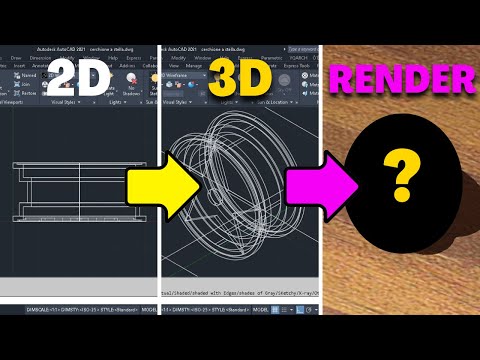 Il PROCESSO per un  CERCHIONE  in AUTOCAD