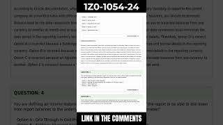 1Z0-1054-24 Exam Dumps | Oracle Financials Cloud: General Ledger 2024 Implementation Professional